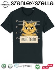Lustiges Katzen-T-Shirt I Hate