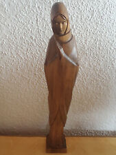 Schöne ältere geschnitzte Heiligenfigur / Holzfigur - betende Maria