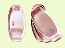 4 Tabletts - Servierplatten -WMF - W. Wagenfeld - Cromargan - 1950er Jahre