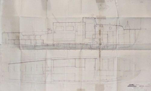 Original schiff bauplan - schiff,