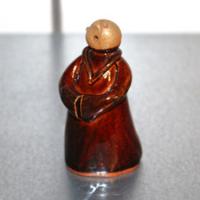 Kleine Ton glasiert Figur