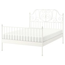 Metallbett IKEA Leirvik 140 X