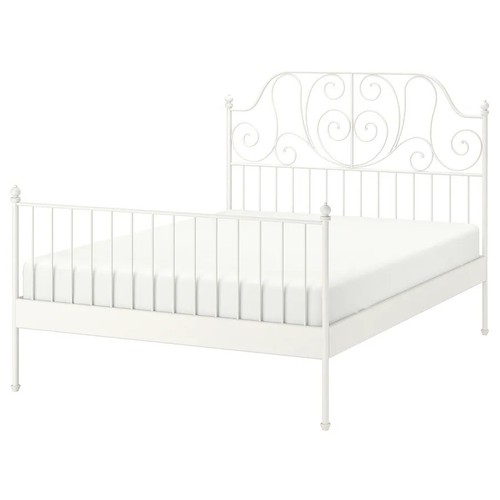 Metallbett ikea leirvik 140 - metallbett,
