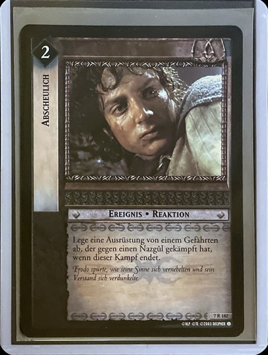 Lotr tcg loathsome german - loathsome,