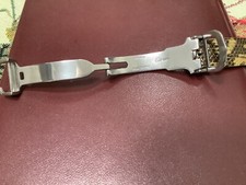 Cartier Faltschliesse Edelstahl 12 mm fuer Lederband