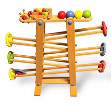 Große BELUGA Holz-Kugelbahn