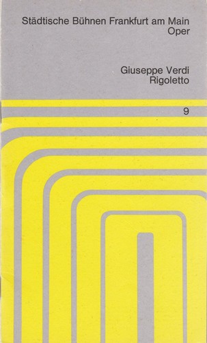 Programmheft guiseppe verdi - guiseppe,