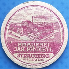 Alter Bierdeckel VK Brauerei