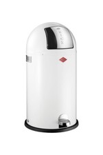 Wesco Mülleimer Kickboy Weiß