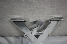 Motorrad Kennzeichenhalter V2 hinten Chrome # 1220