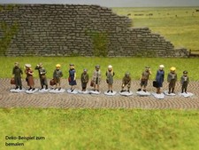 "Kinder, Zivilisten", Flucht, Stadtleben, 13 Figuren, WW2, 1:87