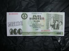 GDR, 200 M, Banknote, Sample
