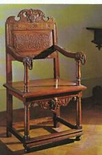 Museale Postkarte - Sessel - geschnitzter Nussbaum - französisch um 1570 - Ref TZ7255