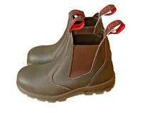 Dunkelbraune Redback Boots