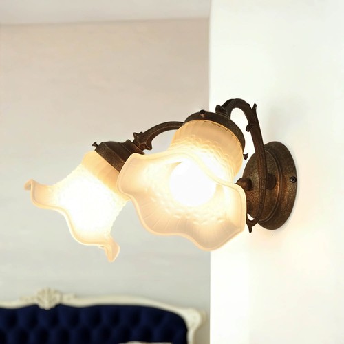 Wandlampe leuchte 2xe14 - leuchte, glas