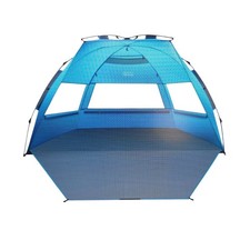 OutdoorMaster Pop-up-Strandzelt für 3-4 Personen, UPF 50+ Blau