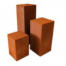 Edelrostsäule schlicht