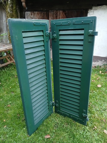 Doppelter fensterladen holz - fensterladen,