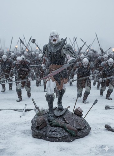 Azog statue 31cm der - der, hobbit