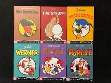 SAMMLUNG PAKET - 12 x BILD COMIC BIBLIOTHEK - Asterix, Popeye, Fix