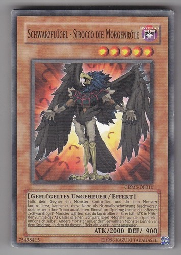 Oh schwarzflügel - yu-gi-oh,