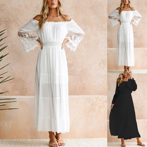 Frauen sommer boho strandkleid - frauen,