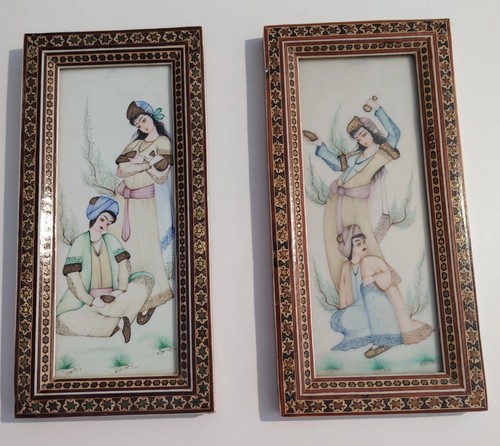 Paar persische miniaturen auf - persische,