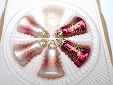 5 alte Eckart Glas Glocken