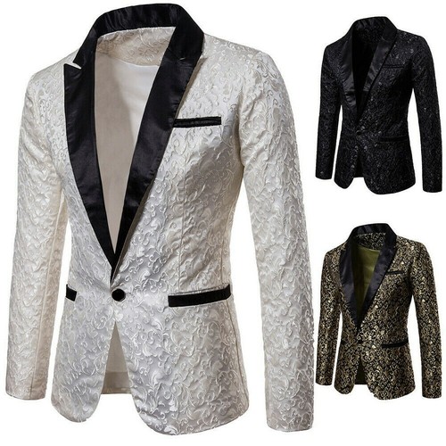 Herren blumenmuster brokat - herren,