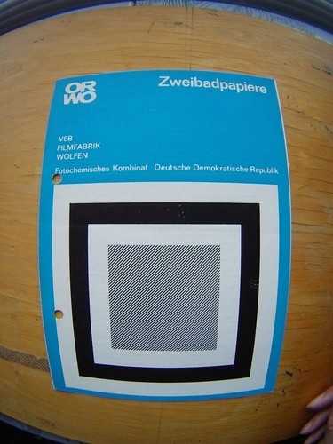 Orwo zweibadpapiere ddr - orwo,