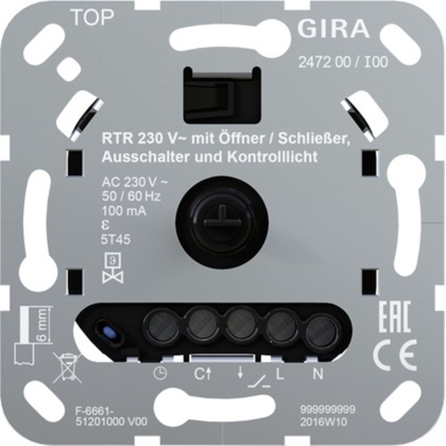 Gira raumtemperaturregler 230 - gira,