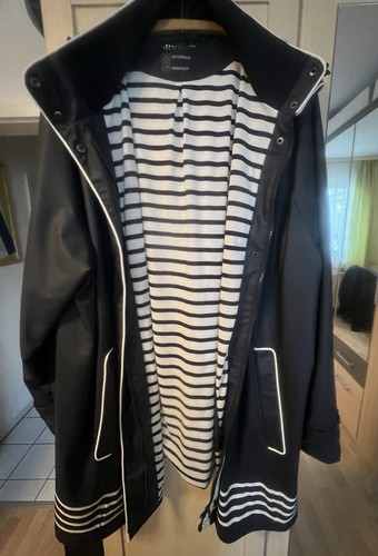 Dunkelblaue regenjacke - regenjacke, gr