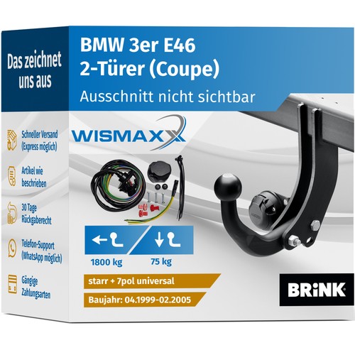 Anhängerkupplung für bmw 3er - anhÄngerkupplung,