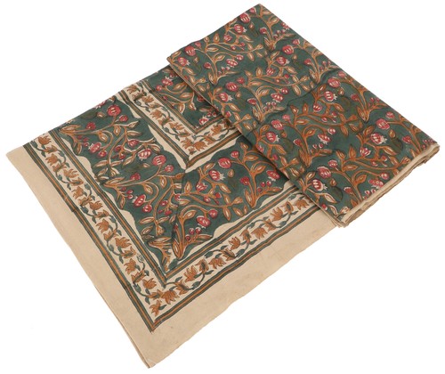 Blockdruck tagesdecke bett - bett, &