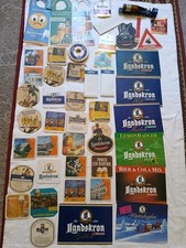 Konvolut Brauerei Bierdeckel Etikett Türanhänger Platzdeckchen Truck Landskron 