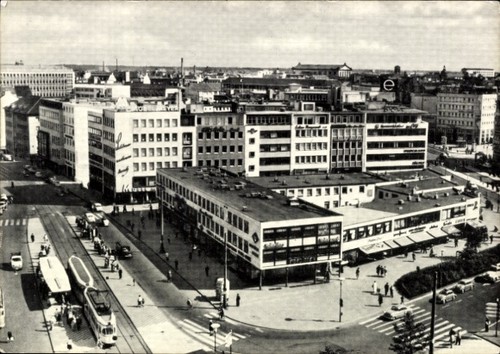 Hannover luftbild vom - ak, hannover,