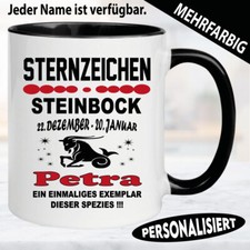 Tasse Steinbock Sternzeichen