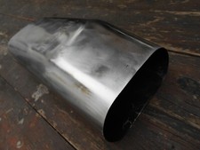 Edelstahl Endrohr TP01 KBA90610 zum schweißen an den Auspuff Sportauspuff Blende
