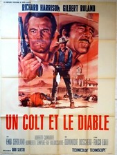 Plakat Kino Western Un COLT Und Le Diable - 120 X 160 CM