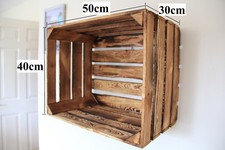 3 x NEUE GEFLAMMTE OBSTKISTEN