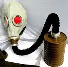 Gasmaske Gummischlauch  Mundschutz  Schutzkleidung Prepper  Gummi Latex  Filter