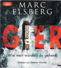 GIER - Wie weit würdest du gehen? von Marc Elsberg | 2 Mp3-CDs  |  sehr gut