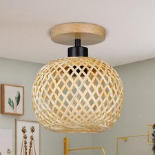 Bambusleuchte ohne Glühbirne