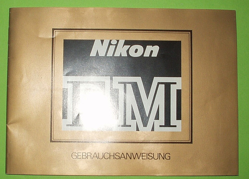 Nikon gebrauchsanweisung - nikon,