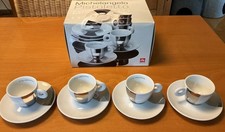 4 Tasse illy art collection espresso Tassen "Michelangelo Pistoletto”  aus 2002