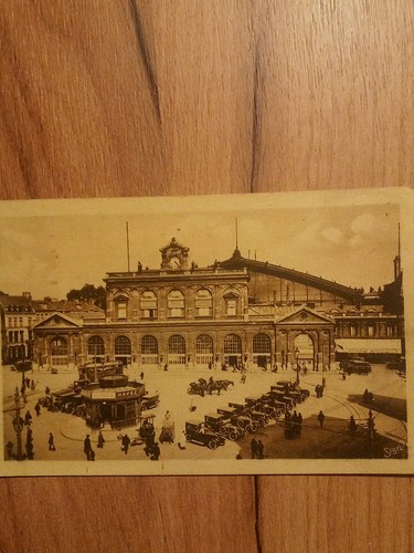 Postkarte paris 1931 bahnhof - 1931,,