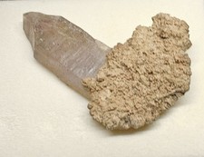 Schöne Quarzstufe Bergkristall mit (Amethyst)phantomen