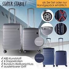 Abs hartschale reisekoffer set - reisekoffer,