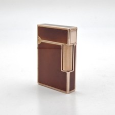 Feuerzeug S.T.Dupont Gatsby Line 2 Orange Brown Lackschürze De Chine