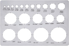 Metallschablone Kreiszeichner